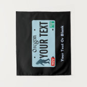 Oregon Sasquatch License Bord Wandkleed (Voorkant)