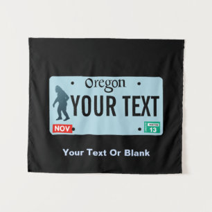 Oregon Sasquatch License Bord Wandkleed