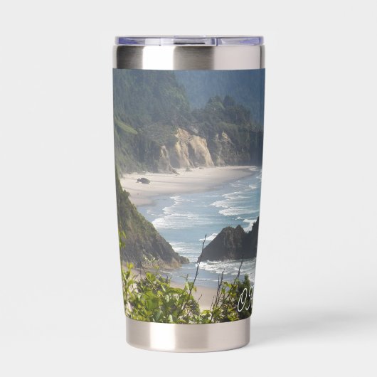 Oregon Schilderachtig kustlandschap Geïsoleerde Drinkbeker (Voorkant)