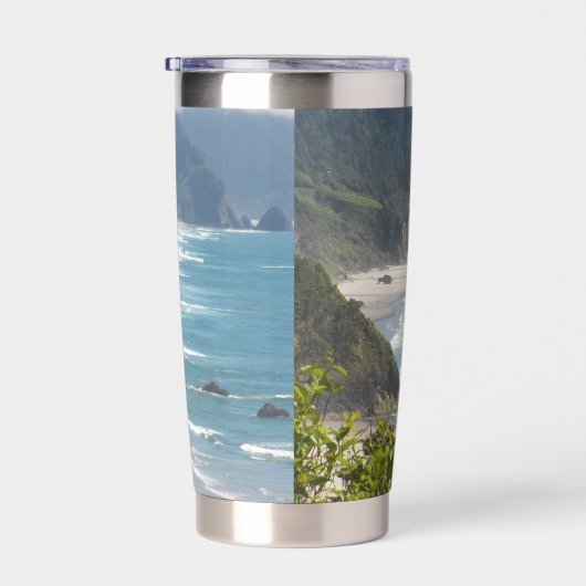 Oregon Schilderachtig kustlandschap Geïsoleerde Drinkbeker (Rechts)