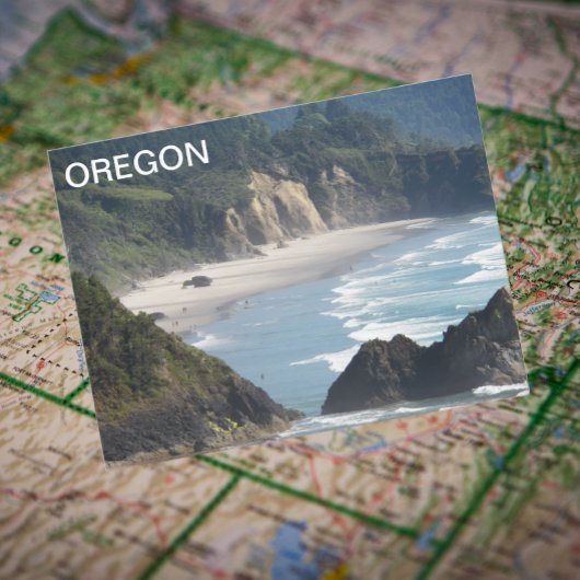 Oregon Schilderachtig kustlijn reisfoto Briefkaart