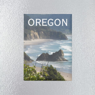 Oregon Schilderachtig kustlijn zeegezicht Magneet