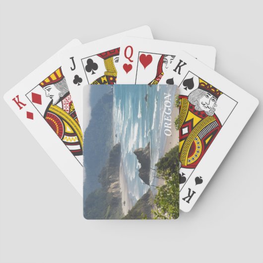 Oregon Schilderachtig kustlijn zeegezicht Pokerkaarten (Achterkant)