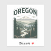 Oregon Schitterend Erfgoed Sticker (Vel)