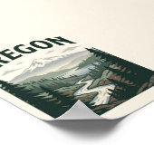 Oregon Schitterend Landschap Poster (Hoek)