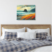Oregon Seascape Kust Droomlandschap Abstract Canvas Afdruk (Insitu (Slaapkamer))