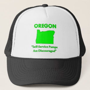 Oregon - Self-Service PPompen worden ontmoedigd Trucker Pet