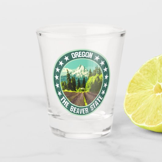 Oregon Shot Glas (Voorkant)