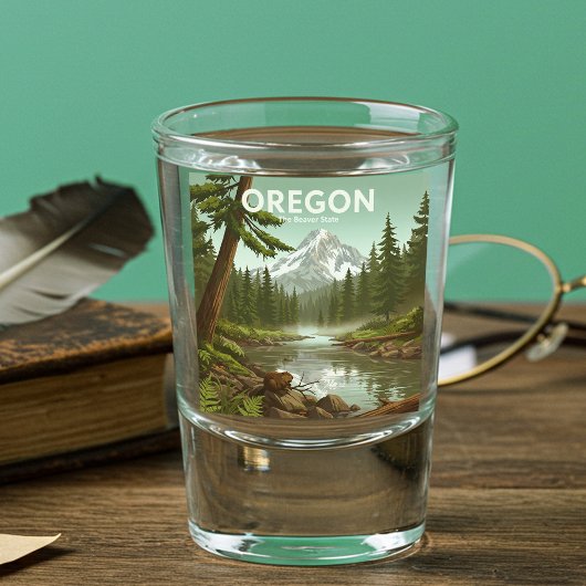 Oregon Shot Glas