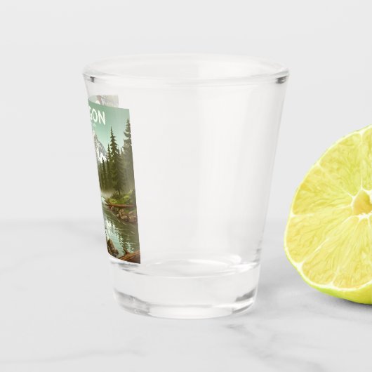  Oregon Shot Glas (Rechts)