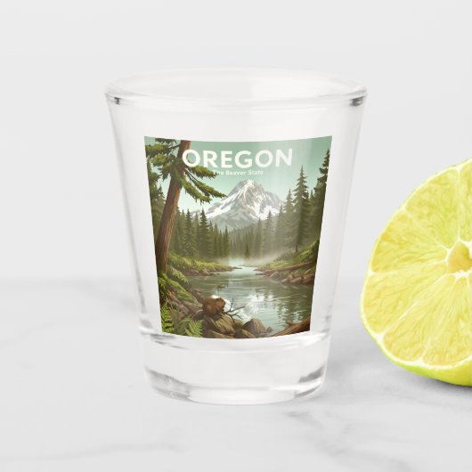Oregon Shot Glas (Voorkant)