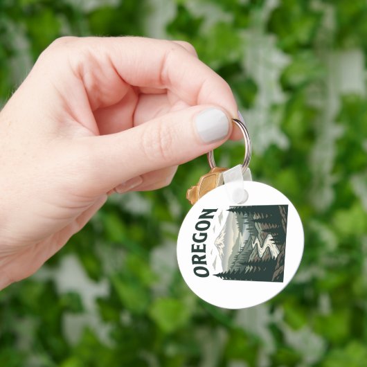 Oregon Sier Sleutelhanger (Hand)