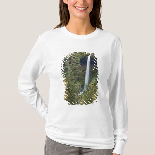Oregon, Silver Falls State Park, North Falls T-shirt (Voorkant)