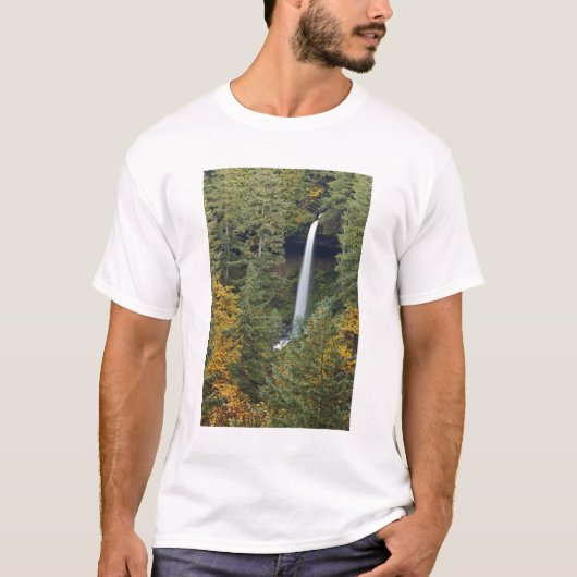 Oregon, Silver Falls State Park, North Falls T-shirt (Voorkant)