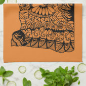 Oregon Sinaasappel Dish Towel Theedoek (Gevouwen)