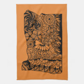 Oregon Sinaasappel Dish Towel Theedoek (Verticaal)