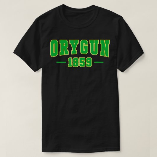 Oregon sinds 1859 Oregon liefhebbers Uitgesproken T-shirt (Design voorkant)