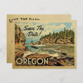 Oregon sparen de Datum  Briefkaarten (Voorkant / Achterkant)