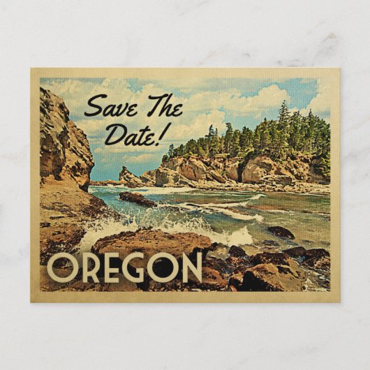 Oregon sparen de Datum  Briefkaarten (Voorkant)