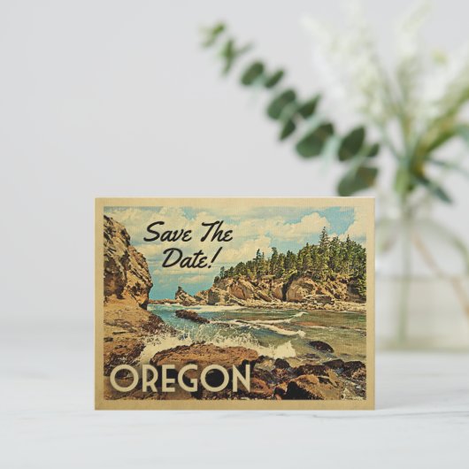 Oregon sparen de Datum  Briefkaarten (Staand voorkant)