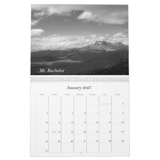 Oregon Spirit Kalender (Jan 2027)