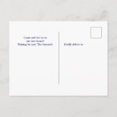 Oregon staat kaart marine blauw waterverf huis ver (Achterkant)