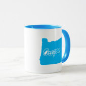 Oregon Staat Vorm Mok (Voorkant rechts)