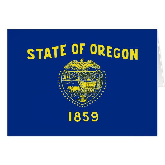 Oregon Staatsvlag (Voorkant Horizontaal)