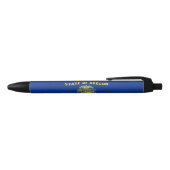 Oregon Staatsvlag Blauwe Inkt Pen (Bovenkant)
