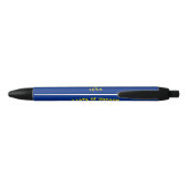 Oregon Staatsvlag Blauwe Inkt Pen (Achterkant)