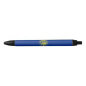 Oregon Staatsvlag Blauwe Inkt Pen (Voorkant)