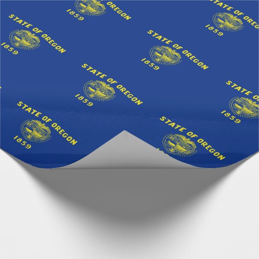 Oregon Staatsvlag Cadeaupapier (Hoek)