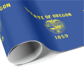 Oregon Staatsvlag Cadeaupapier (Rol Hoek)