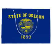 Oregon Staatsvlag Groot Cadeauzakje (Achterkant)