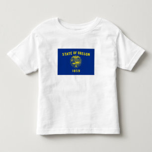 Oregon Staatsvlag Kinder Shirts