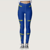 Oregon Staatsvlag Leggings (Voorkant)