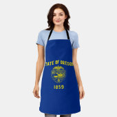 Oregon Staatsvlag Schort (Gedragen)
