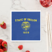 Oregon Staatsvlag Servet (Insitu)