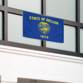 Oregon Staatsvlag Spandoek (Buitenkant Gebouw)