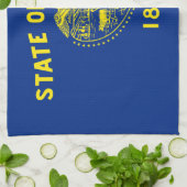 Oregon Staatsvlag Theedoek (Gevouwen)