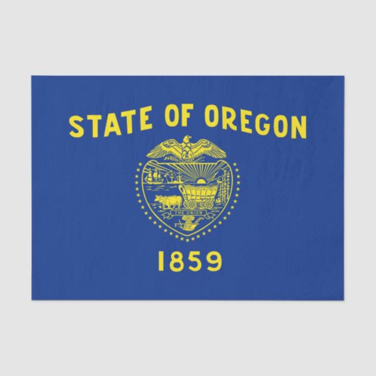 Oregon Staatsvlag Tissuepapier (Voorkant)