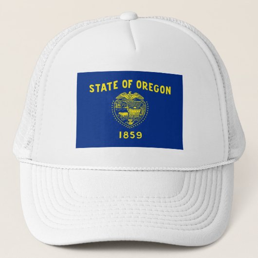 Oregon Staatsvlag Trucker Pet (Voorkant)