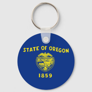 oregon staatsvlag verenigd - amerika - symbool sleutelhanger