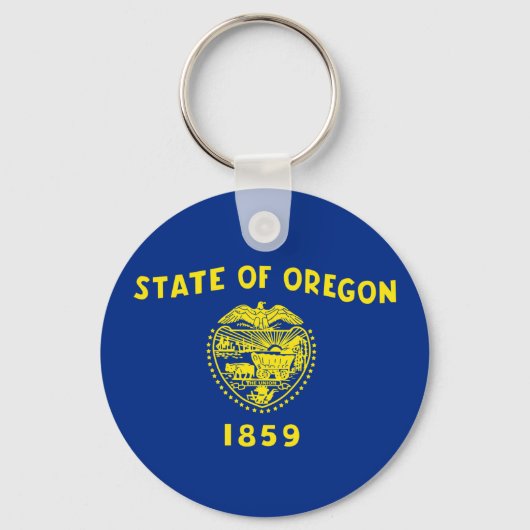 oregon staatsvlag verenigd - amerika - symbool sleutelhanger (Voorkant)
