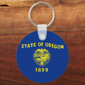 oregon staatsvlag verenigd - amerika - symbool sleutelhanger (Voorkant)