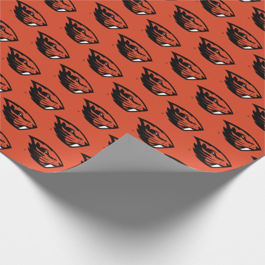 Oregon State Beavers | Beverkop Cadeaupapier (Hoek)