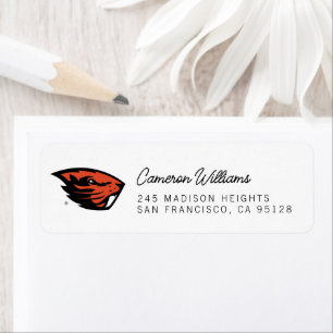 Oregon State Beavers   Beverkop Etiket