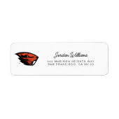 Oregon State Beavers | Beverkop Etiket (Voorkant)