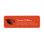Oregon State Beavers | Beverkop Etiket (Voorkant)
