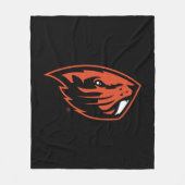 Oregon State Beavers | Beverkop Fleece Deken (Voorkant)